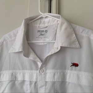 Perlis Crawfish Short Sleeve Button Down
